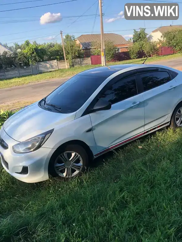 Седан Hyundai Accent 2012 1.4 л. Ручная / Механика обл. Сумская, Ромны - Фото 1/10