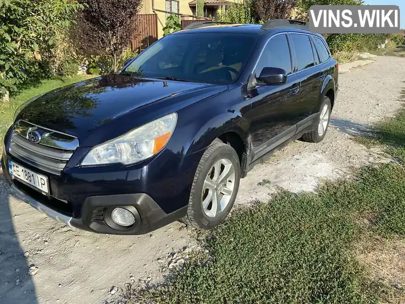 Універсал Subaru Outback 2013 2.5 л. Варіатор обл. Дніпропетровська, Дніпро (Дніпропетровськ) - Фото 1/16