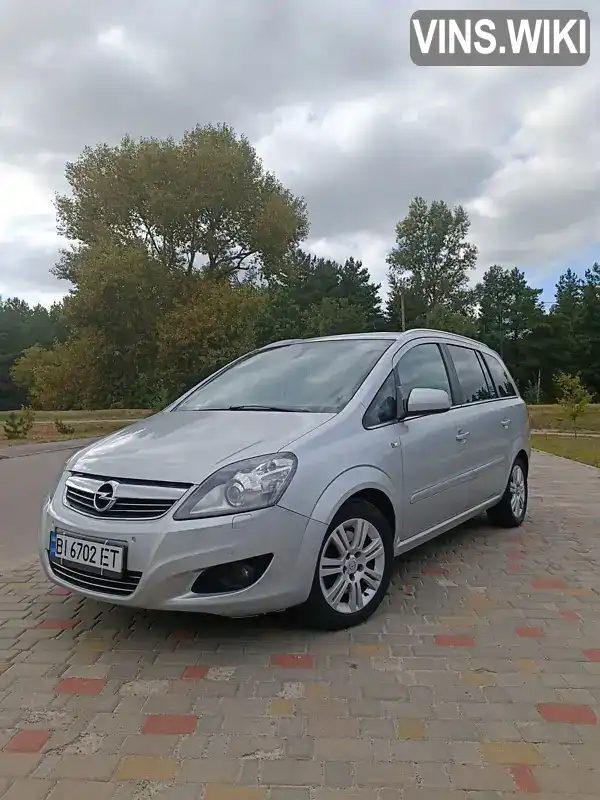 Микровэн Opel Zafira 2012 1.69 л. Ручная / Механика обл. Полтавская, Полтава - Фото 1/13