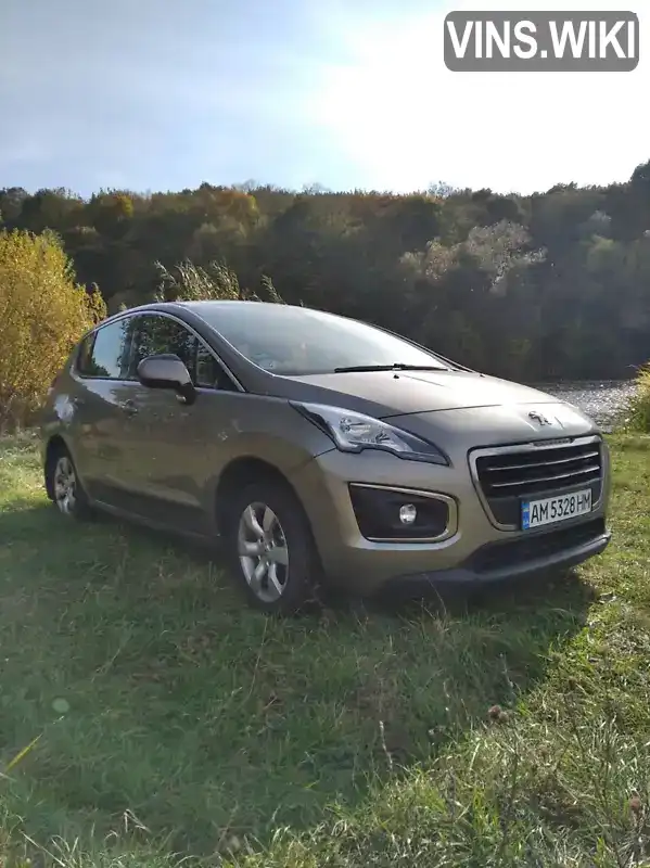 Внедорожник / Кроссовер Peugeot 3008 2013 1.6 л. Ручная / Механика обл. Житомирская, Звягель - Фото 1/21