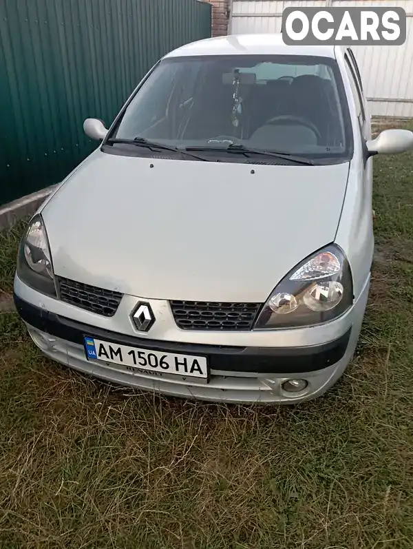 Хетчбек Renault Clio 2003 1.46 л. Ручна / Механіка обл. Житомирська, Малин - Фото 1/10