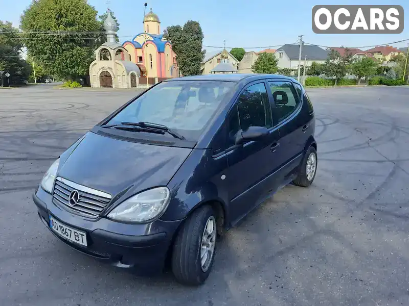 Хетчбек Mercedes-Benz A-Class 2003 1.4 л. Ручна / Механіка обл. Закарпатська, Ужгород - Фото 1/5