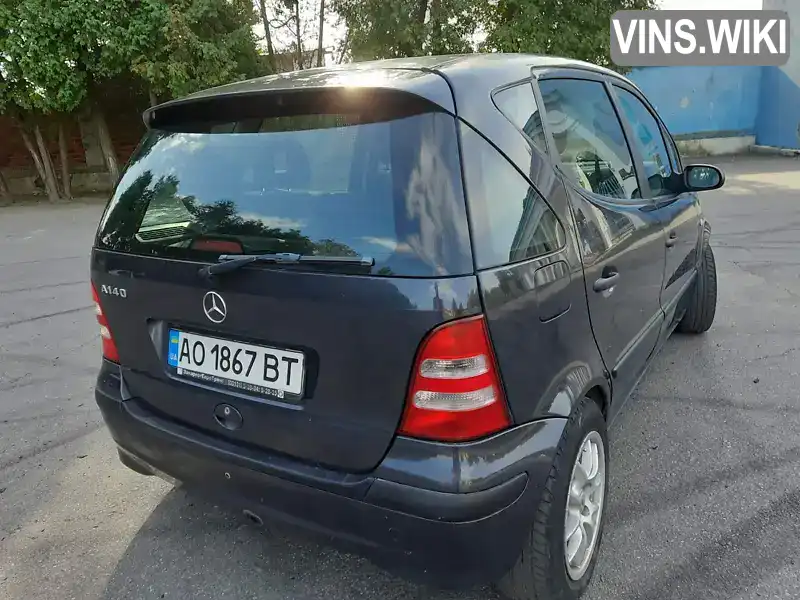 WDB1681311J909664 Mercedes-Benz A-Class 2003 Хэтчбек 1.4 л. Фото 4