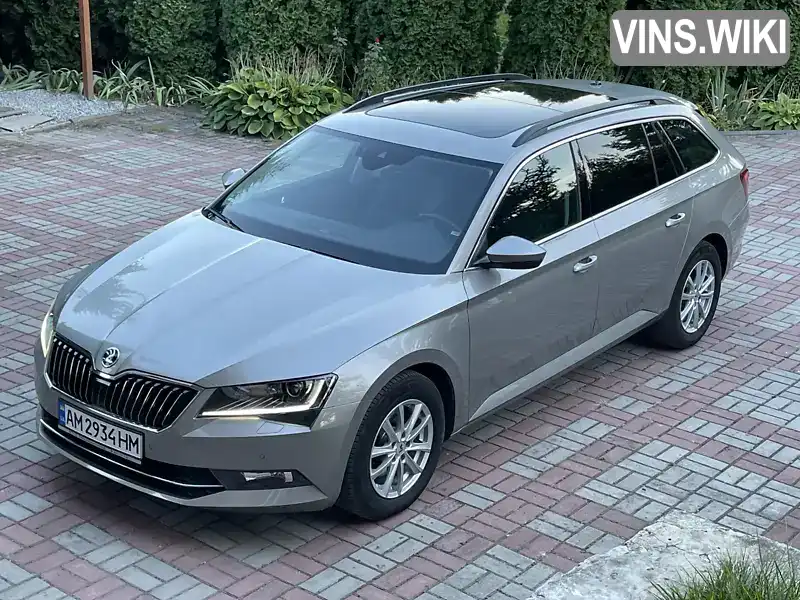 Універсал Skoda Superb 2018 2 л. Автомат обл. Житомирська, Житомир - Фото 1/21