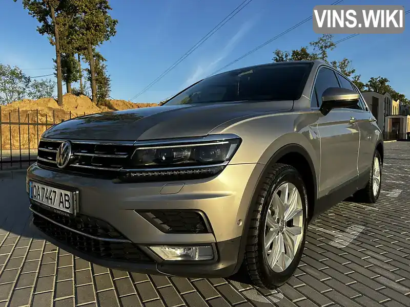 Позашляховик / Кросовер Volkswagen Tiguan 2017 1.97 л. Автомат обл. Київська, Київ - Фото 1/21