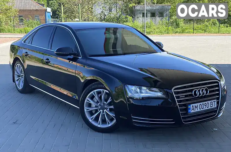 Седан Audi A8 2011 3 л. Автомат обл. Житомирська, Житомир - Фото 1/21