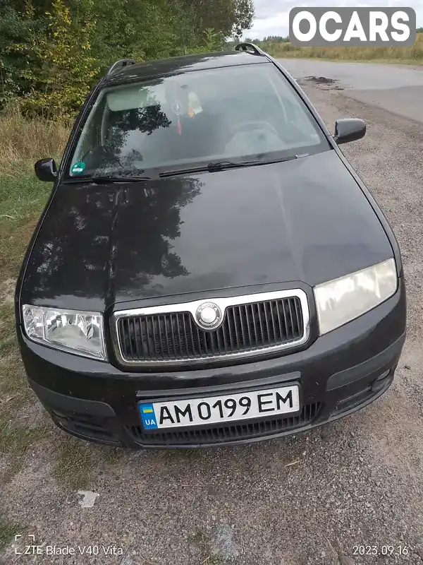 Універсал Skoda Fabia 2006 1.39 л. Ручна / Механіка обл. Житомирська, Чуднів - Фото 1/7