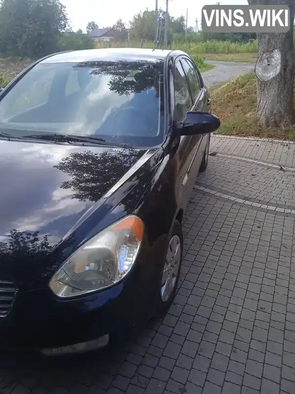 Седан Hyundai Accent 2008 1.4 л. Ручна / Механіка обл. Чернігівська, Носівка - Фото 1/10