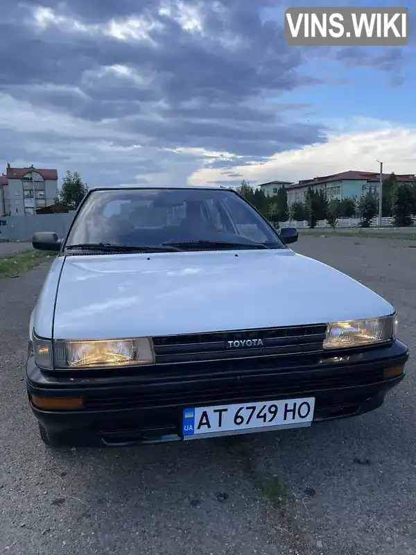 Ліфтбек Toyota Corolla 1988 1.3 л. Ручна / Механіка обл. Івано-Франківська, Коломия - Фото 1/12