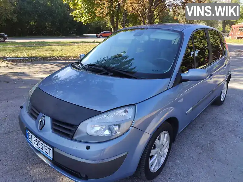 Мінівен Renault Scenic 2004 2 л. Ручна / Механіка обл. Дніпропетровська, Дніпро (Дніпропетровськ) - Фото 1/21