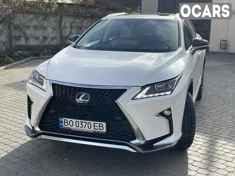 Внедорожник / Кроссовер Lexus RX 2019 3.46 л. Автомат обл. Тернопольская, Тернополь - Фото 1/21