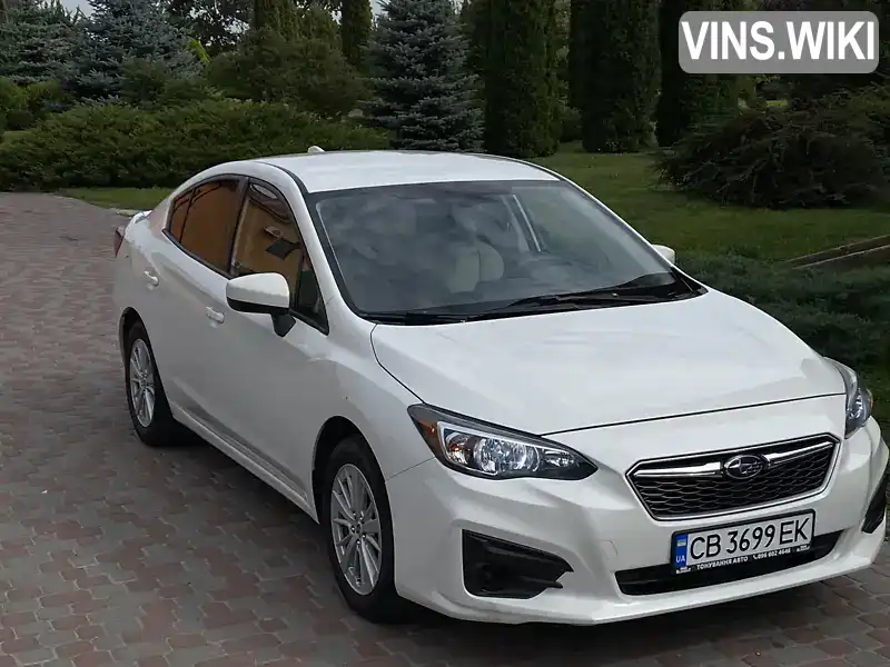 Седан Subaru Impreza 2017 2 л. Автомат обл. Полтавська, Пирятин - Фото 1/21