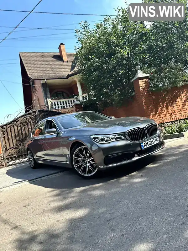 Седан BMW 7 Series 2015 4.4 л. Автомат обл. Житомирська, Житомир - Фото 1/21