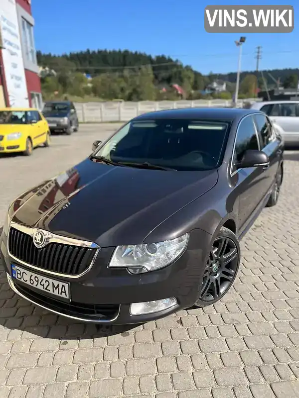 Ліфтбек Skoda Superb 2011 2 л. Ручна / Механіка обл. Львівська, Борислав - Фото 1/21