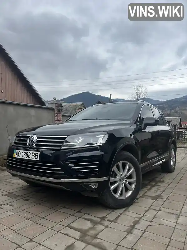 Позашляховик / Кросовер Volkswagen Touareg 2016 2.97 л. Автомат обл. Закарпатська, Рахів - Фото 1/16