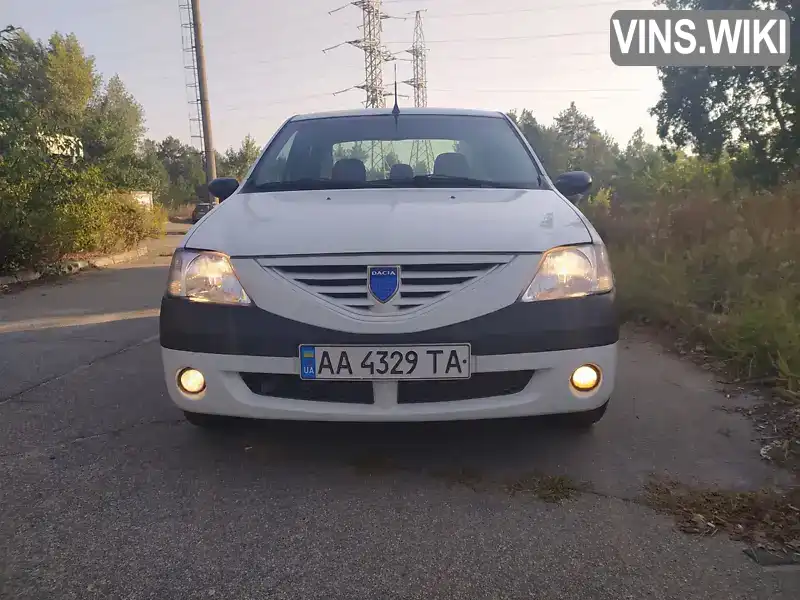 Седан Dacia Logan 2007 1.46 л. Ручна / Механіка обл. Київська, Київ - Фото 1/9