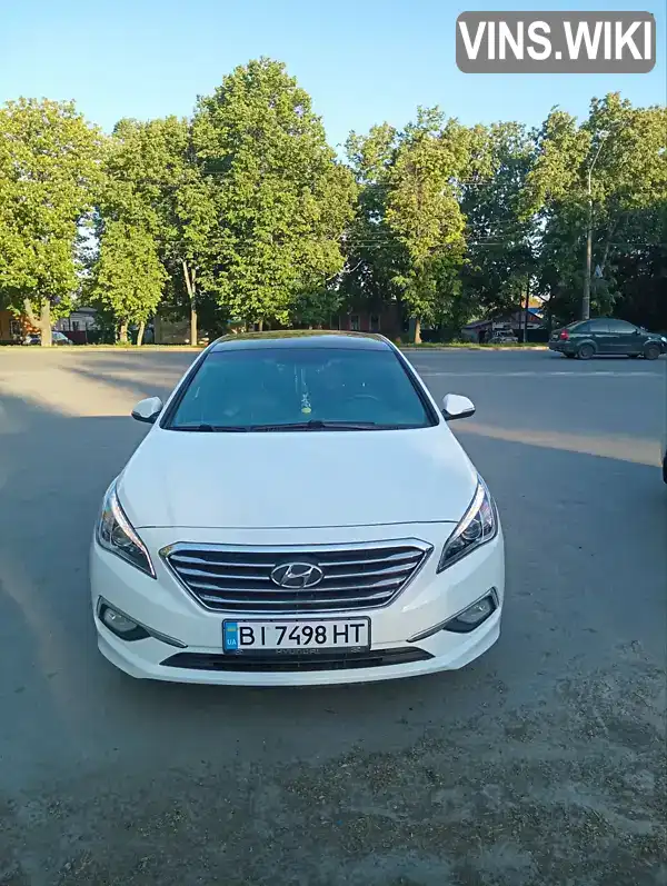 Седан Hyundai Sonata 2015 2 л. Автомат обл. Полтавська, Полтава - Фото 1/21