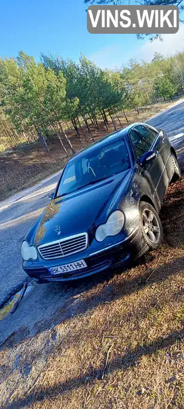 Седан Mercedes-Benz C-Class 2002 2 л. Ручна / Механіка обл. Рівненська, Володимирець - Фото 1/20