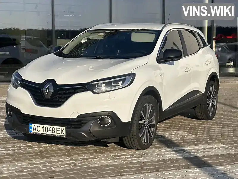 Позашляховик / Кросовер Renault Kadjar 2016 1.6 л. Ручна / Механіка обл. Волинська, Луцьк - Фото 1/19