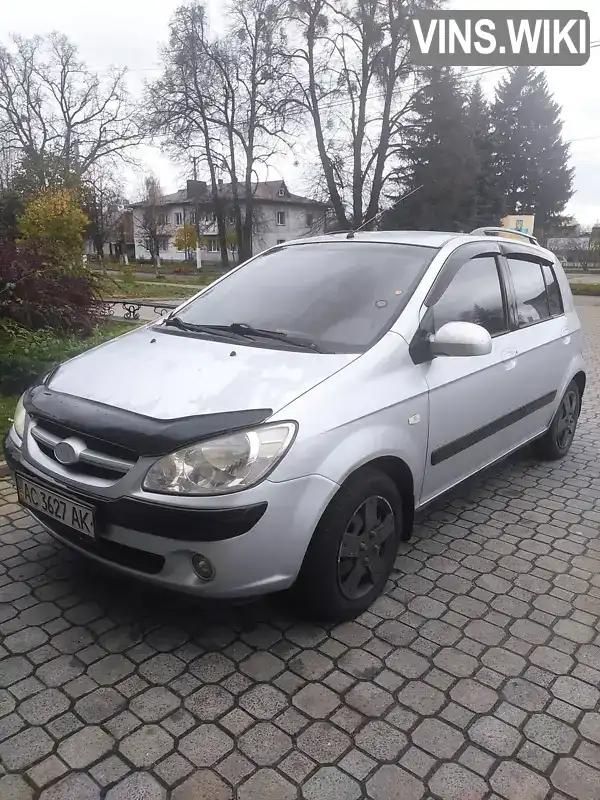 Хетчбек Hyundai Getz 2006 1.4 л. Ручна / Механіка обл. Волинська, Луцьк - Фото 1/13