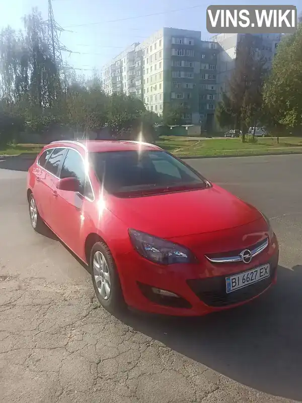 Універсал Opel Astra 2016 1.6 л. Ручна / Механіка обл. Полтавська, Полтава - Фото 1/13