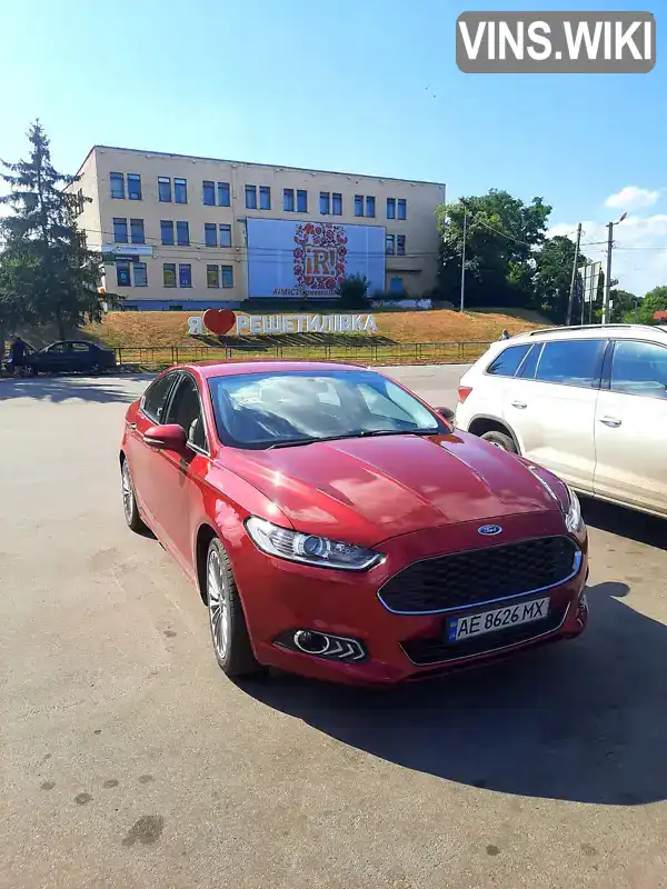 Седан Ford Fusion 2016 2 л. Автомат обл. Дніпропетровська, Верхньодніпровськ - Фото 1/21