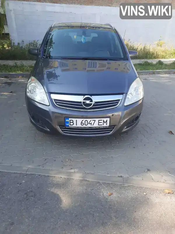 Мінівен Opel Zafira 2009 1.69 л. Автомат обл. Полтавська, Полтава - Фото 1/13