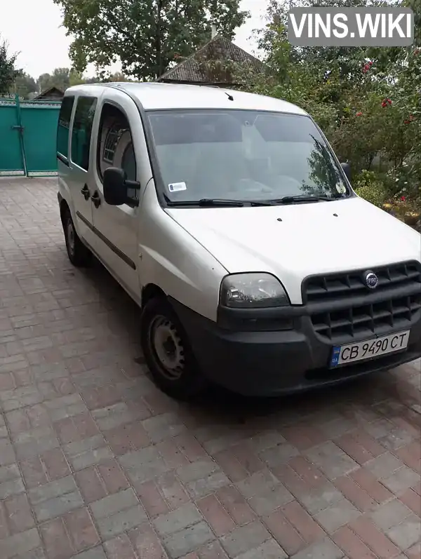 Мінівен Fiat Doblo 2004 1.24 л. Ручна / Механіка обл. Чернігівська, Борзна - Фото 1/8