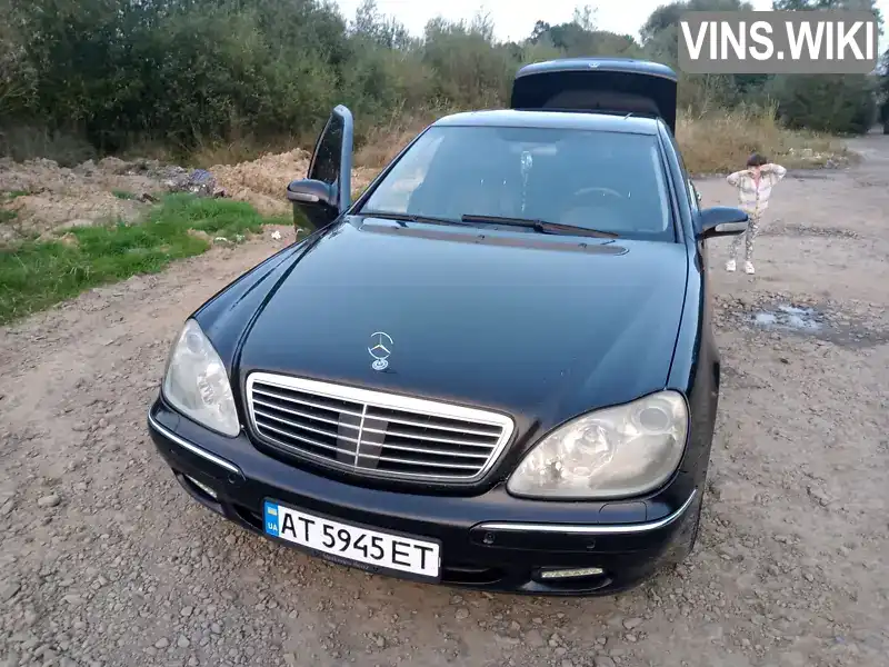 Седан Mercedes-Benz S-Class 2002 4 л. Автомат обл. Івано-Франківська, Долина - Фото 1/21