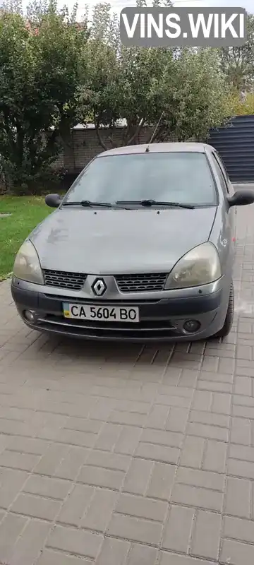 Седан Renault Clio Symbol 2004 1.39 л. Ручна / Механіка обл. Черкаська, Черкаси - Фото 1/5