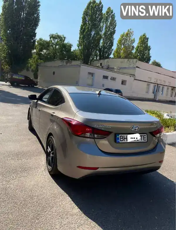 5NPDH4AEXFH581952 Hyundai Elantra 2014 Седан 1.8 л. Фото 6