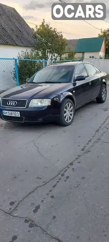 Седан Audi A6 2002 2.5 л. Ручная / Механика обл. Житомирская, Попельня - Фото 1/11