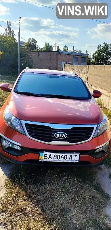 Позашляховик / Кросовер Kia Sportage 2011 2 л. Ручна / Механіка обл. Кіровоградська, Кропивницький (Кіровоград) - Фото 1/21