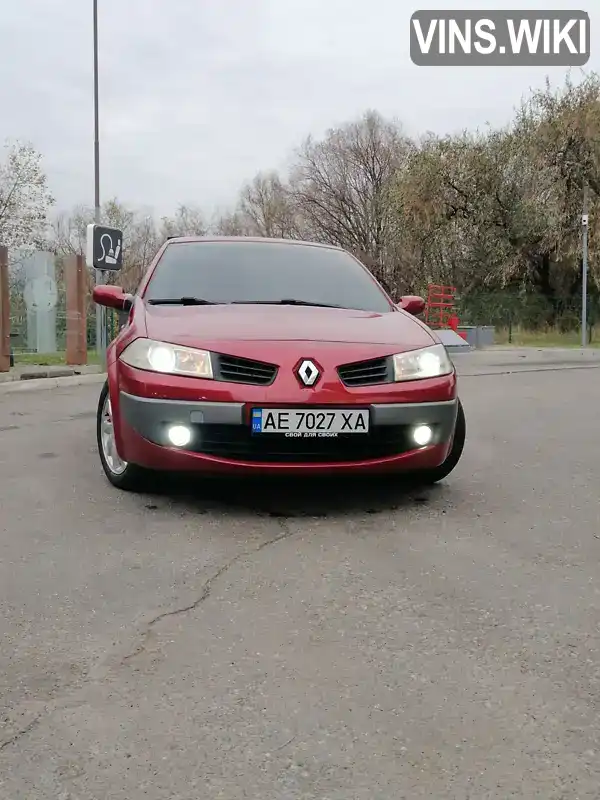 Седан Renault Megane 2006 1.6 л. Ручна / Механіка обл. Дніпропетровська, Кривий Ріг - Фото 1/5