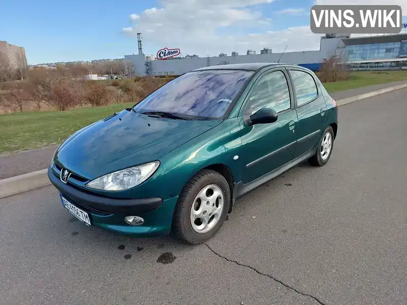 Хетчбек Peugeot 206 2001 1.59 л. Ручна / Механіка обл. Дніпропетровська, Кривий Ріг - Фото 1/9