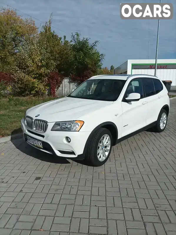 Позашляховик / Кросовер BMW X3 2012 2 л. Автомат обл. Житомирська, Житомир - Фото 1/21