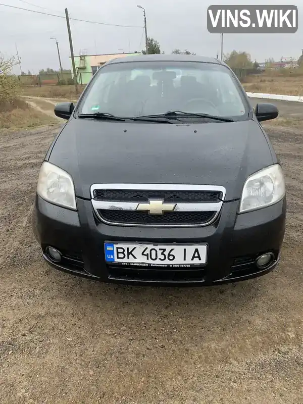 Седан Chevrolet Aveo 2008 1.4 л. Ручна / Механіка обл. Рівненська, Сарни - Фото 1/8