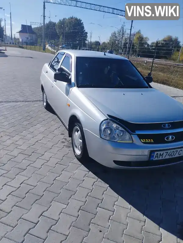 Седан ВАЗ / Lada 2170 Priora 2007 1.6 л. Ручна / Механіка обл. Житомирська, Звягель - Фото 1/10