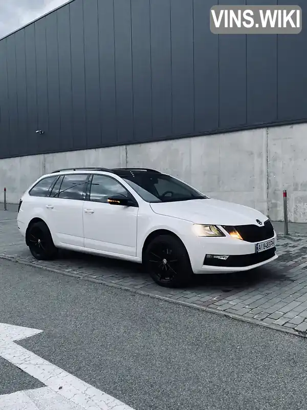 Універсал Skoda Octavia 2018 2 л. Ручна / Механіка обл. Київська, Вишневе - Фото 1/13