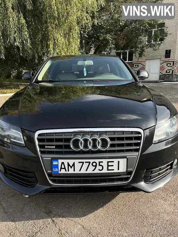 Седан Audi A4 2008 1.98 л. Автомат обл. Житомирская, Звягель - Фото 1/21