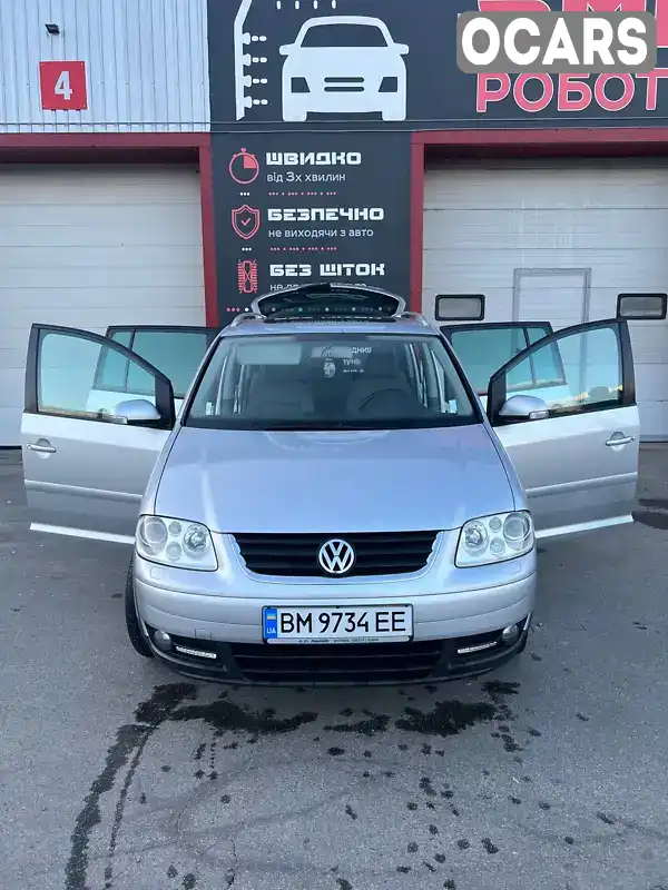 Мінівен Volkswagen Touran 2006 1.98 л. Автомат обл. Сумська, Суми - Фото 1/15