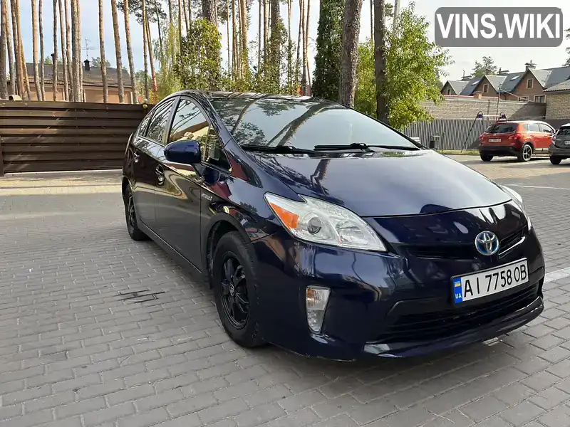 Хетчбек Toyota Prius 2013 1.8 л. Автомат обл. Київська, Київ - Фото 1/21