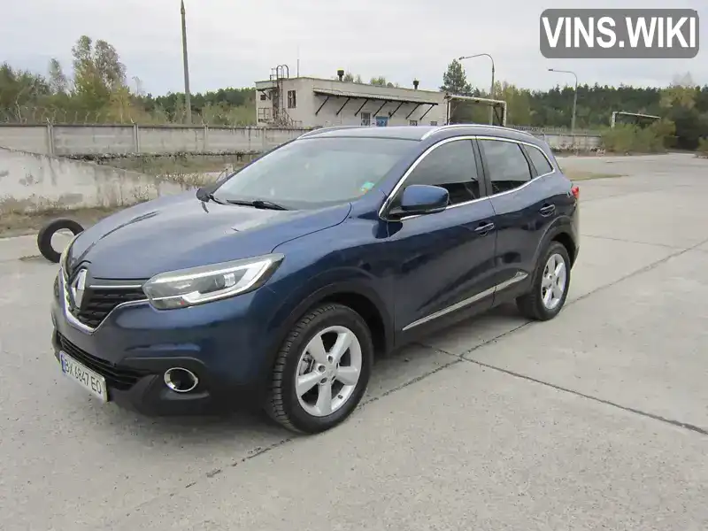 Позашляховик / Кросовер Renault Kadjar 2016 1.46 л. Автомат обл. Хмельницька, Нетішин - Фото 1/21