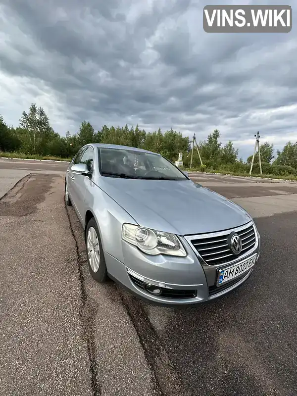 Седан Volkswagen Passat 2007 1.98 л. Автомат обл. Житомирська, Житомир - Фото 1/21