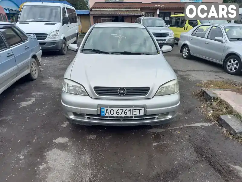 Седан Opel Astra 1999 1.6 л. обл. Закарпатська, Чоп - Фото 1/5