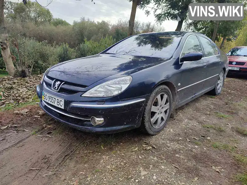 Седан Peugeot 607 2007 2 л. Ручна / Механіка обл. Тернопільська, Підволочиськ - Фото 1/11