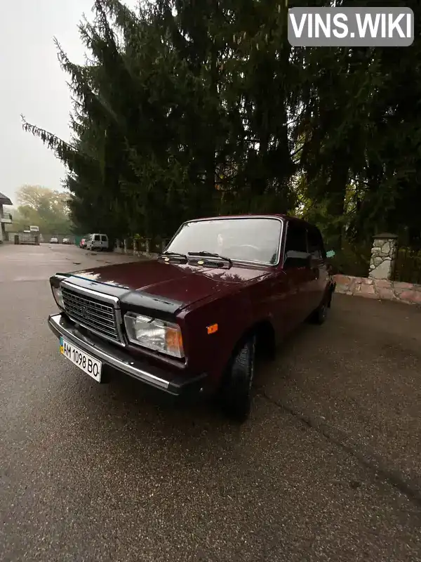 Седан ВАЗ / Lada 2107 2006 1.45 л. Ручна / Механіка обл. Житомирська, Овруч - Фото 1/14