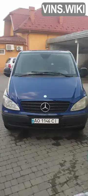 Мінівен Mercedes-Benz Vito 2007 2.15 л. Ручна / Механіка обл. Закарпатська, Ужгород - Фото 1/10