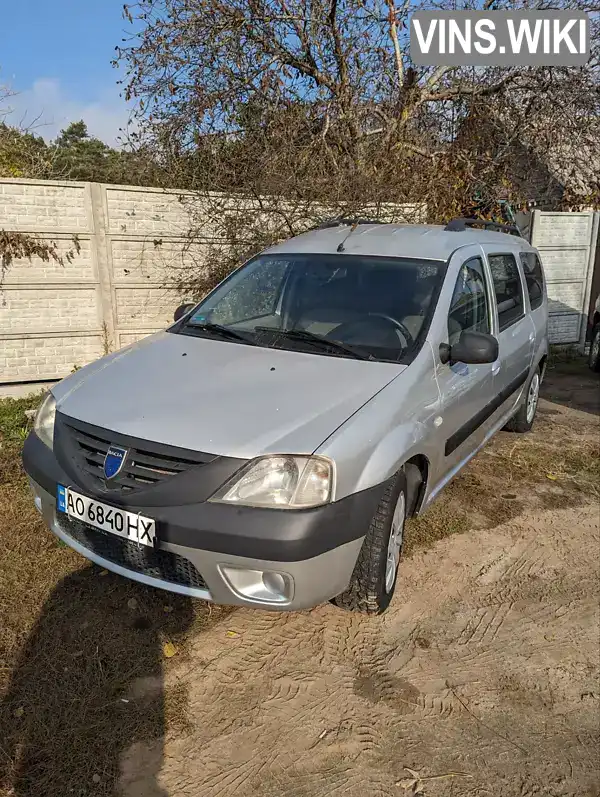 UU1KSD0D538305258 Dacia Logan MCV 2007 Універсал 1.6 л. Фото 2