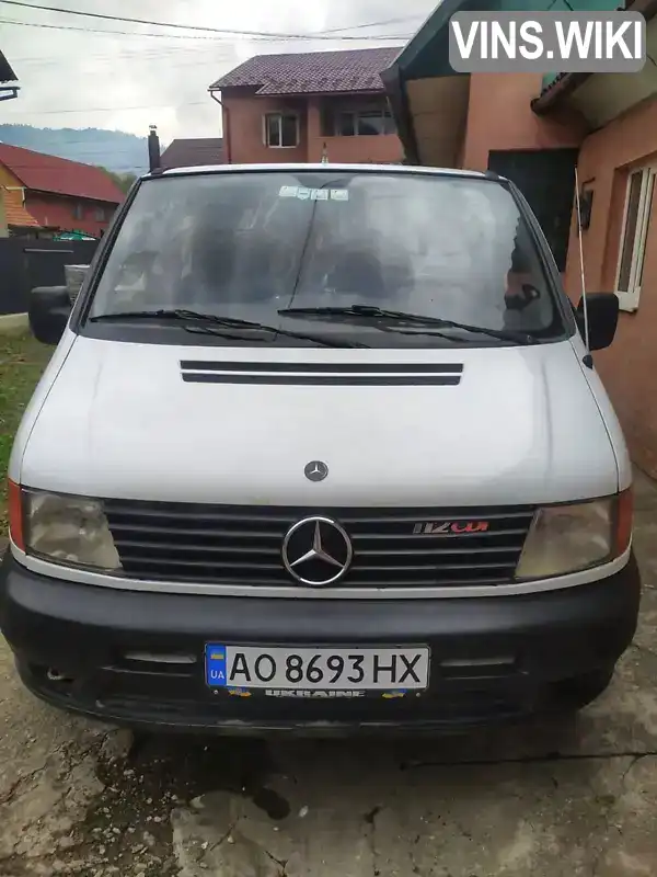 Мінівен Mercedes-Benz Vito 2000 2.15 л. Ручна / Механіка обл. Закарпатська, Рахів - Фото 1/6